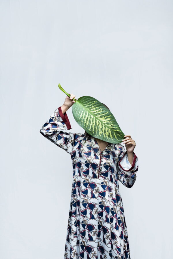 1 Piece – Printed Silk Top 004 - Image 3